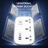 LDNIO SC6 Universal Power Socket 3250W USB C PD Fast Charging 3 Outlet Multi Plug Extension Cord, 2M Cable Surge Protector - White